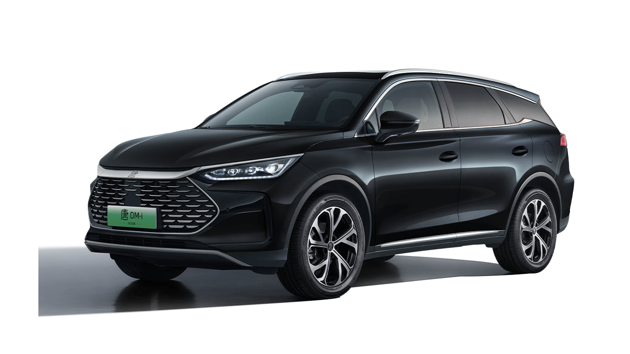 2025 BYD Tang DM-i Mid-Size Plug-in Hybrid (PHEV) SUV Silver Sand Black - LUM Auto