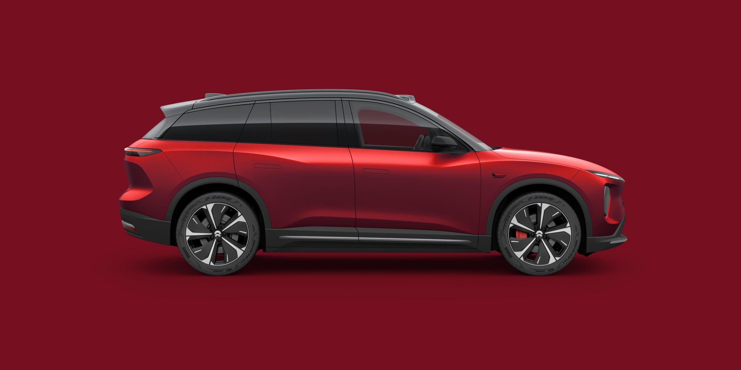 2024 NIO ES6 Mid-Size Luxury Electric SUV Mars Red - LUM Auto
