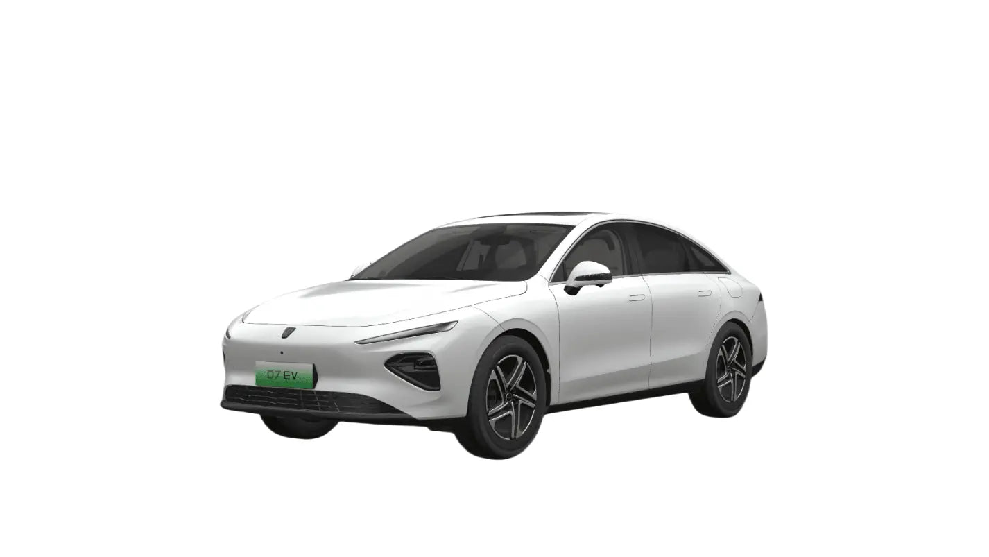 2024 Roewe D7 EV Electric Sedan Bright White - LUM Auto