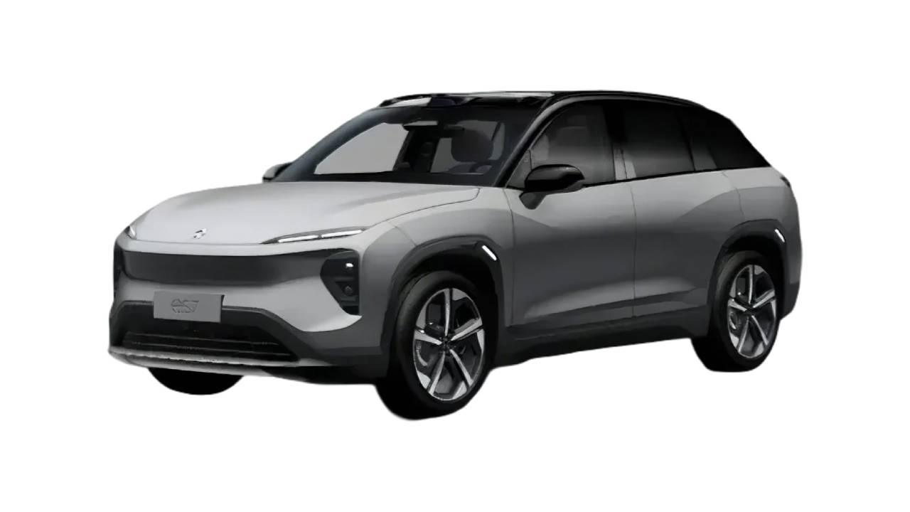 2024 NIO ES7 Mid-Size Luxury Electric SUV Moonlight Silver - LUM Auto
