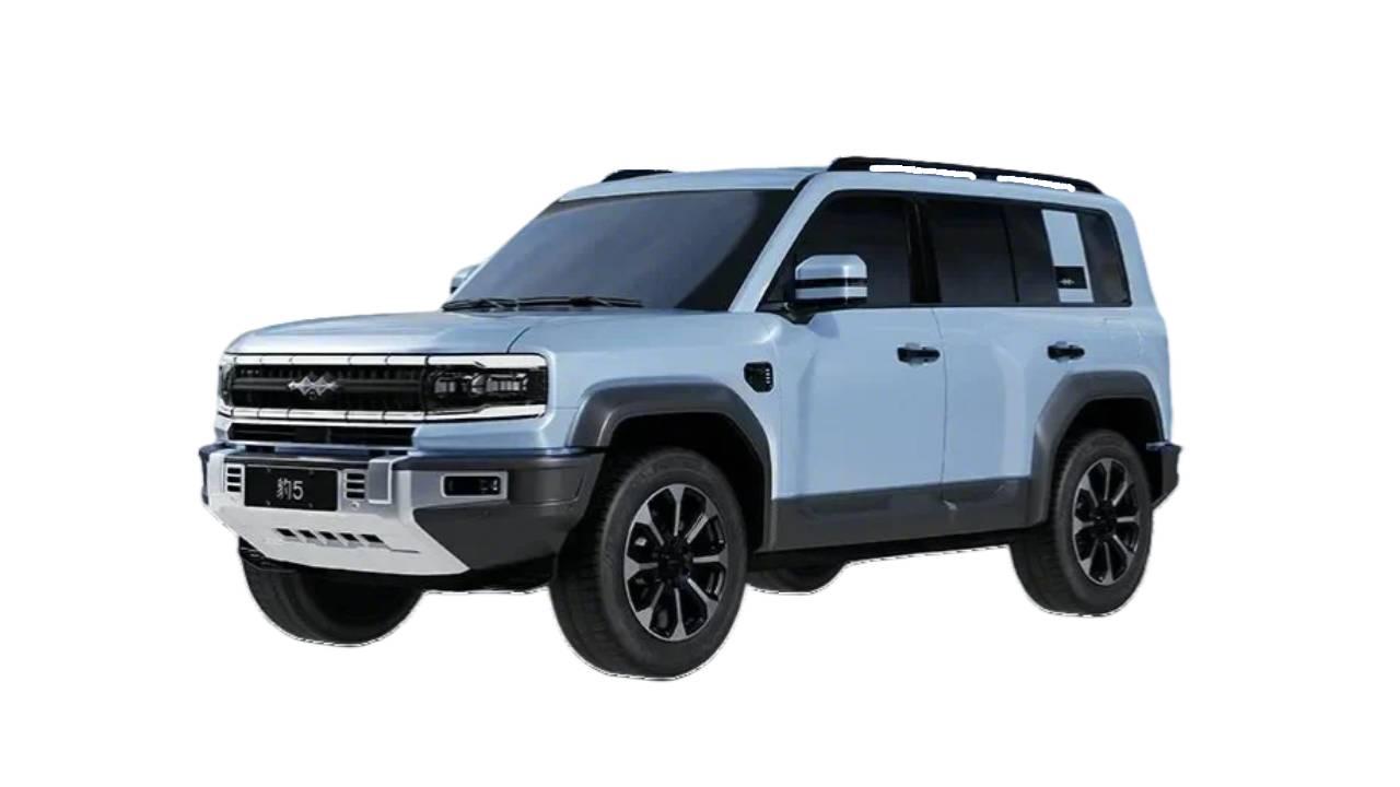 2025 BYD Fang Cheng Bao 5 Mid-Size Plug-in Hybrid Off-Road SUV Wrangell Icefield Blue - LUM Auto