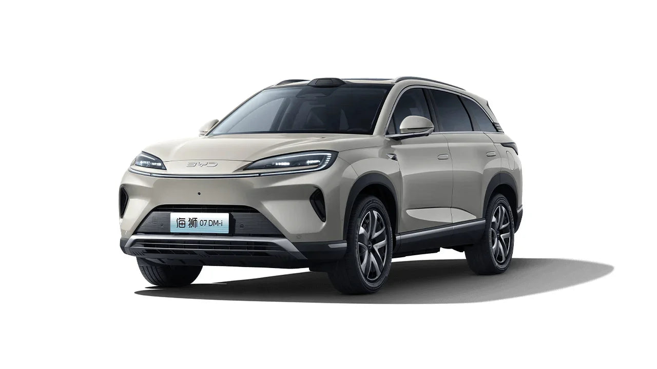 2025 BYD Seal Lion 07 DM-i Mid-Size Plug-in Hybrid (PHEV) SUV Smoke Gray - LUM Auto