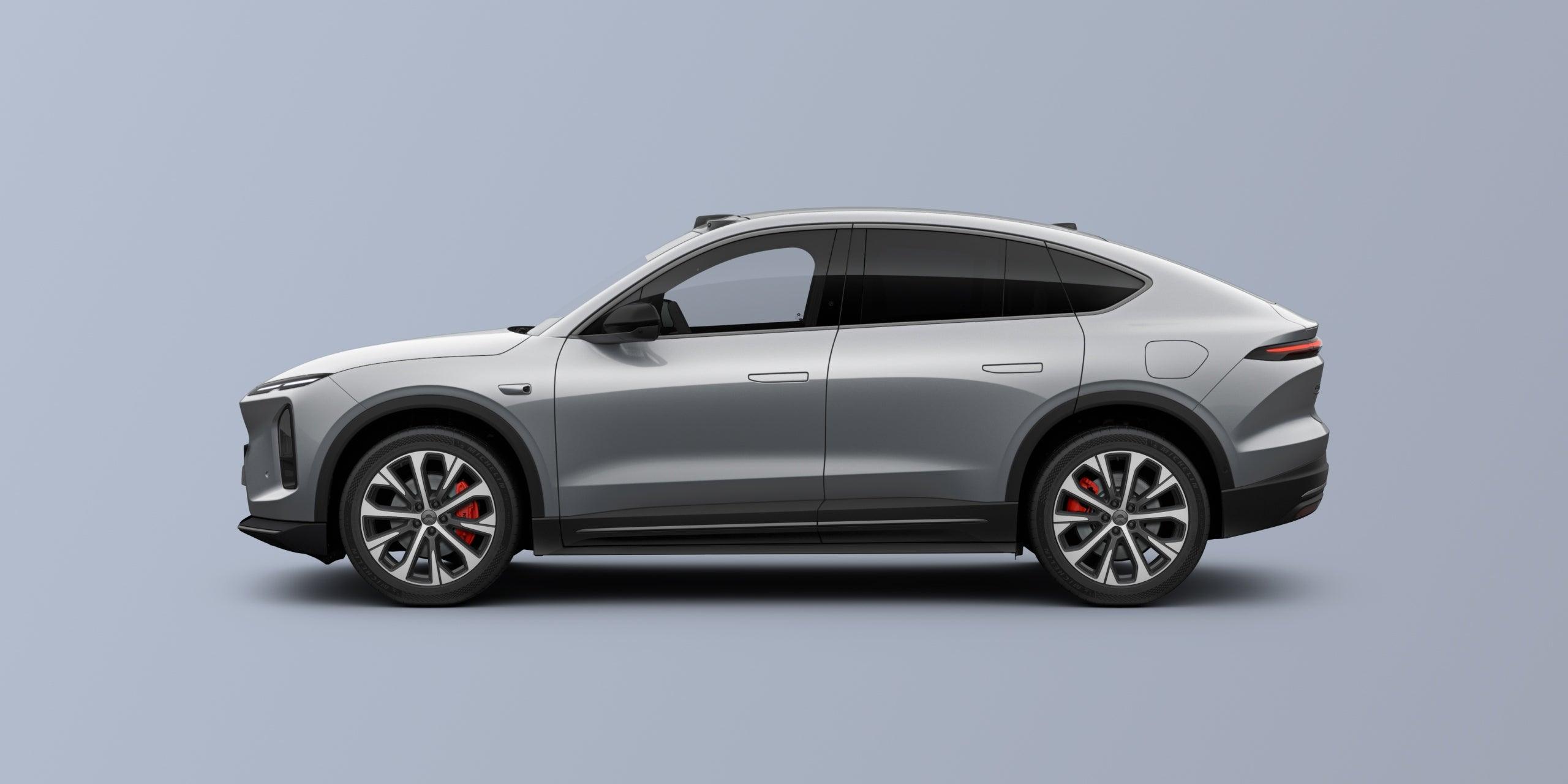 2025 NIO EC6 Mid-Size Luxury Electric SUV Moonlight Silver - LUM Auto