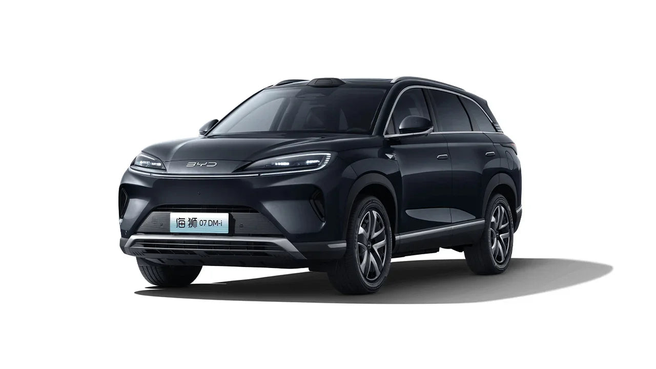 2025 BYD Seal Lion 07 DM-i Mid-Size Plug-in Hybrid (PHEV) SUV Obsidian Black - LUM Auto