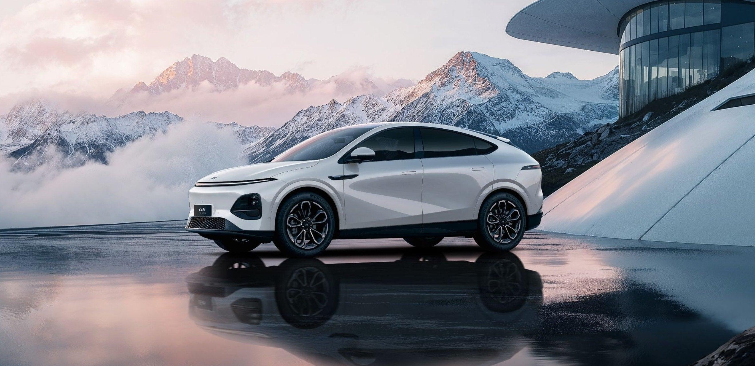 2025 XPeng G6 Mid-Size All-Electric SUV Stellar White - LUM Auto