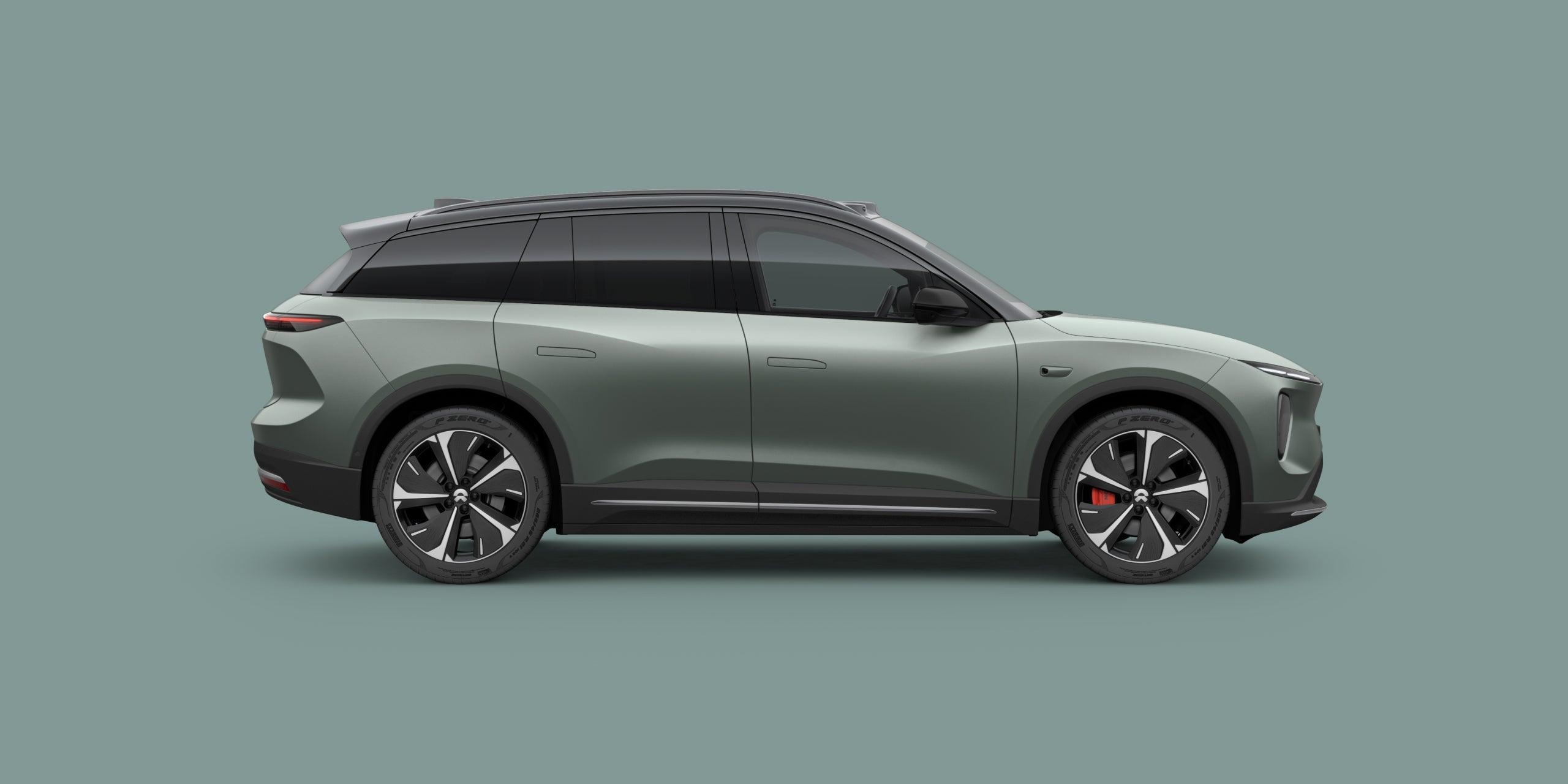2024 NIO ES6 Mid-Size Luxury Electric SUV Aurora Green - LUM Auto